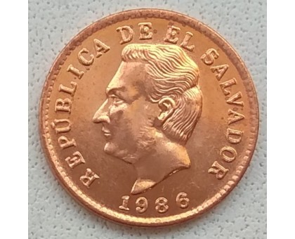 Сальвадор 1 сентаво 1986