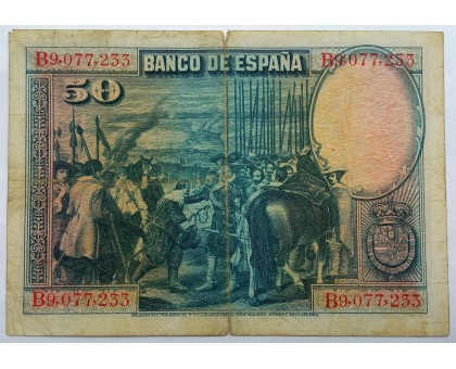 Испания 50 песет 1928
