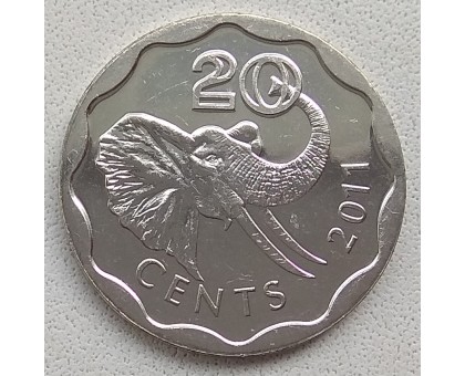 Свазиленд 20 центов 2011