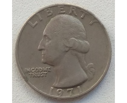 США 25 центов 1971