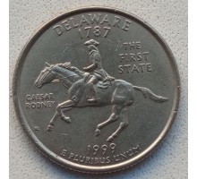 США 25 центов 1999. Штаты и территории. Делавер 