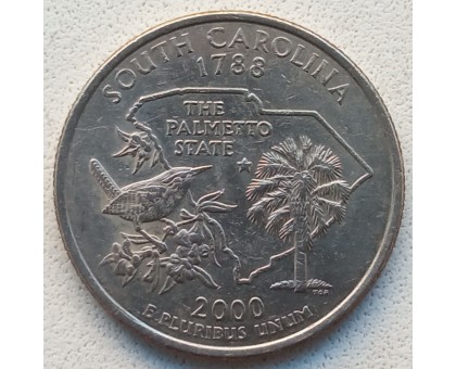 США 25 центов 2000. Штаты и территории. Южная Каролина