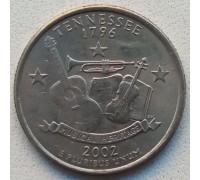 США 25 центов 2002. Штаты и территории. Теннесси 