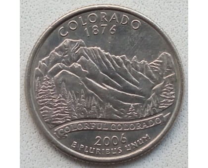 США 25 центов 2006. Штаты и территории. Колорадо 