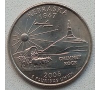 США 25 центов 2006. Штаты и территории. Небраска 