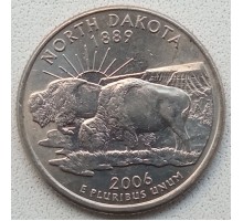 США 25 центов 2006. Штаты и территории. Северная Дакота  