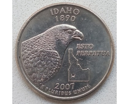 США 25 центов 2007. Штаты и территории. Айдахо 