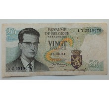 Бельгия 20 франков 1964