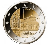 Германия 2 евро 2013. Монастырь Маульбронн, Баден-Вюртемберг