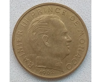 Монако 20 сантимов 1962-1995
