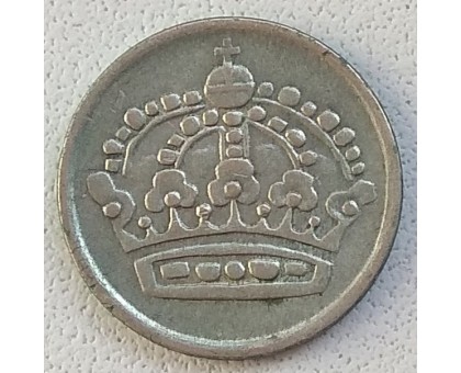 Швеция 10 эре 1954 серебро