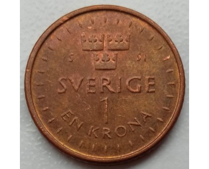 Швеция 1 крона 2016