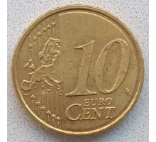 Испания 10 евроцентов 2008