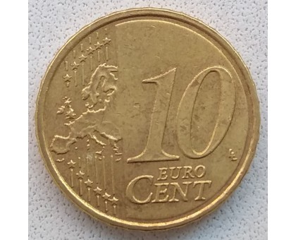 Испания 10 евроцентов 2008