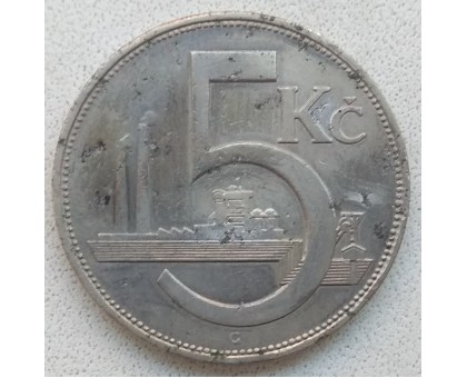 Чехословакия 5 крон 1938 (RS01)
