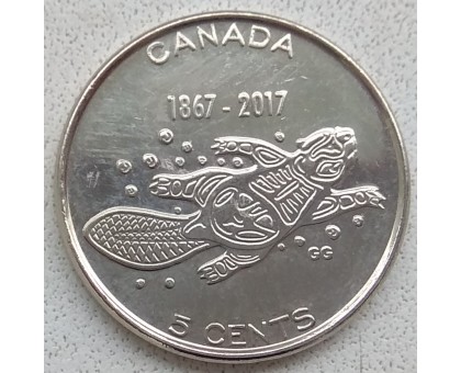 Канада 5 центов 2017. 150 лет Конфедерации Канада - Живые традиции