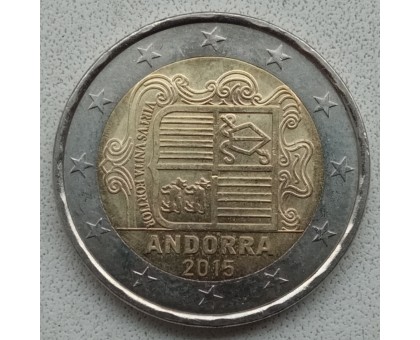 Андорра 2 евро 2015