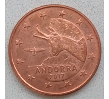 Андорра 5 евроцентов 2017