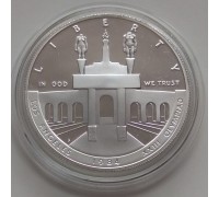 США 1 доллар 1984. XXIII летние Олимпийские Игры, Лос-Анджелес 1984 серебро