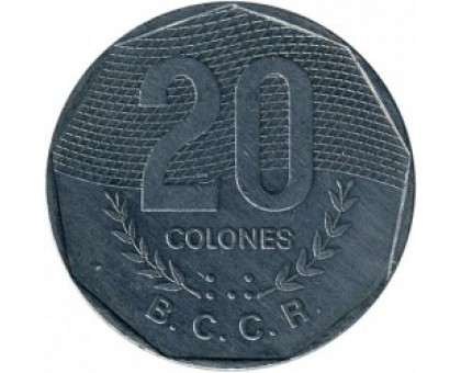 Коста-Рика 20 колонов 1983