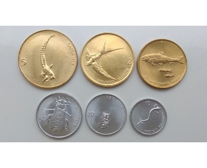 Словения 1992-2001. Набор 6 монет