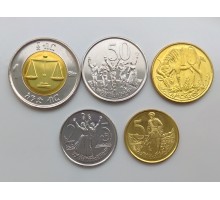 Эфиопия. Набор 5 монет
