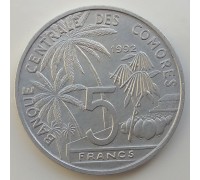 Коморские острова 5 франков 1984-1992