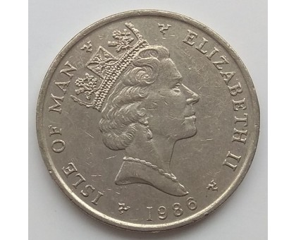 Остров Мэн 10 пенсов 1985-1987