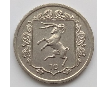 Остров Мэн 10 пенсов 1985-1987