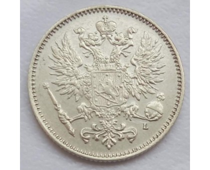 Русская Финляндия 50 пенни 1911 серебро
