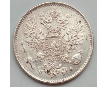 Русская Финляндия 50 пенни 1916 серебро