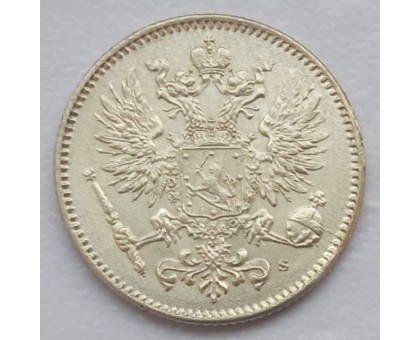 Русская Финляндия 50 пенни 1917 серебро