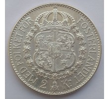 Швеция 2 кроны 1934 серебро