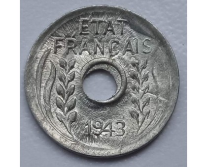 Французский Индокитай 1 сантим 1943