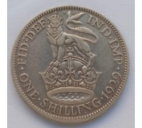 Великобритания 1 шиллинг 1929 серебро