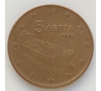 Греция 5 евроцентов 2002