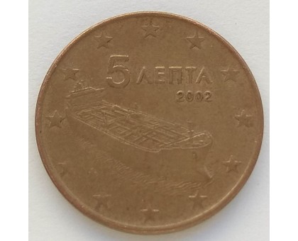 Греция 5 евроцентов 2002