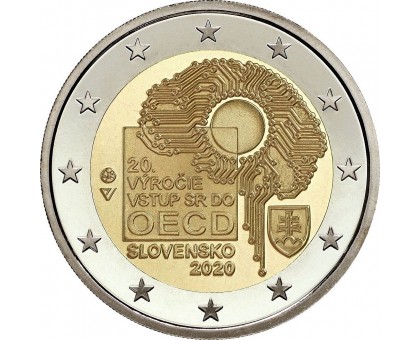 Словакия 2 евро 2020. 20 лет вступления Словакии в ОЭСР