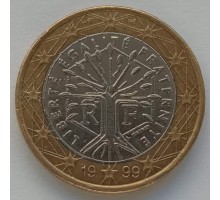 Франция 1 евро 1999