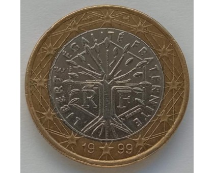 Франция 1 евро 1999