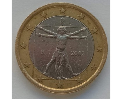 Италия 1 евро 2002