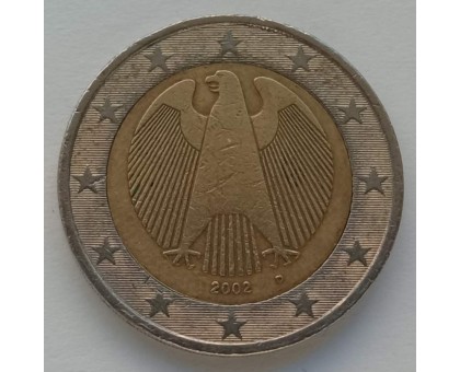 Германия 2 евро 2002 D