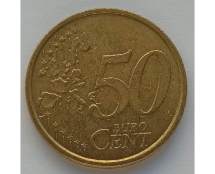 Италия 50 евроцентов 2002