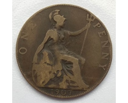 Великобритания 1 пенни 1907