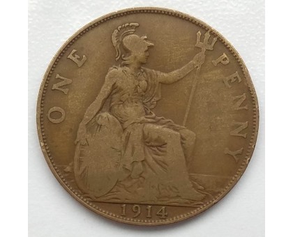 Великобритания 1 пенни 1914