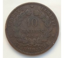 Франция 10 сантимов 1874