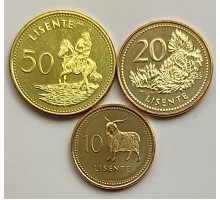 Лесото 2018-2023. Набор 3 монеты
