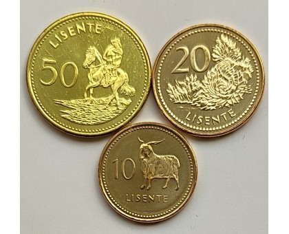 Лесото 2018-2023. Набор 3 монеты