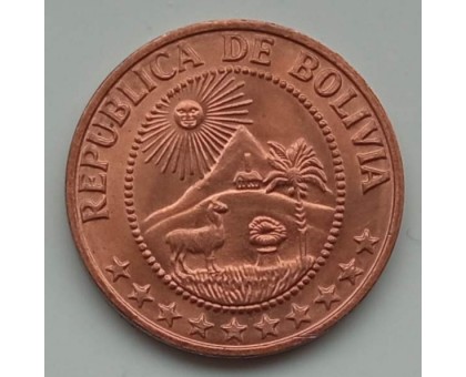 Боливия 5 сентаво 1965-1970