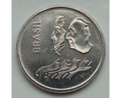 Бразилия 1 крузейро 1972. 150 лет независимости